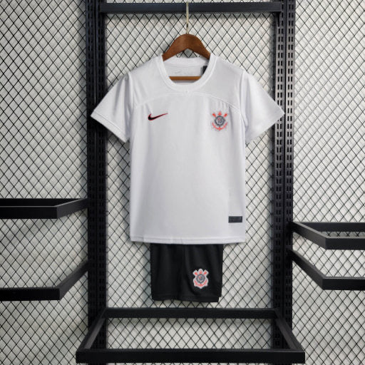 Kit Infantil Corinthians Home 23/24 Branco