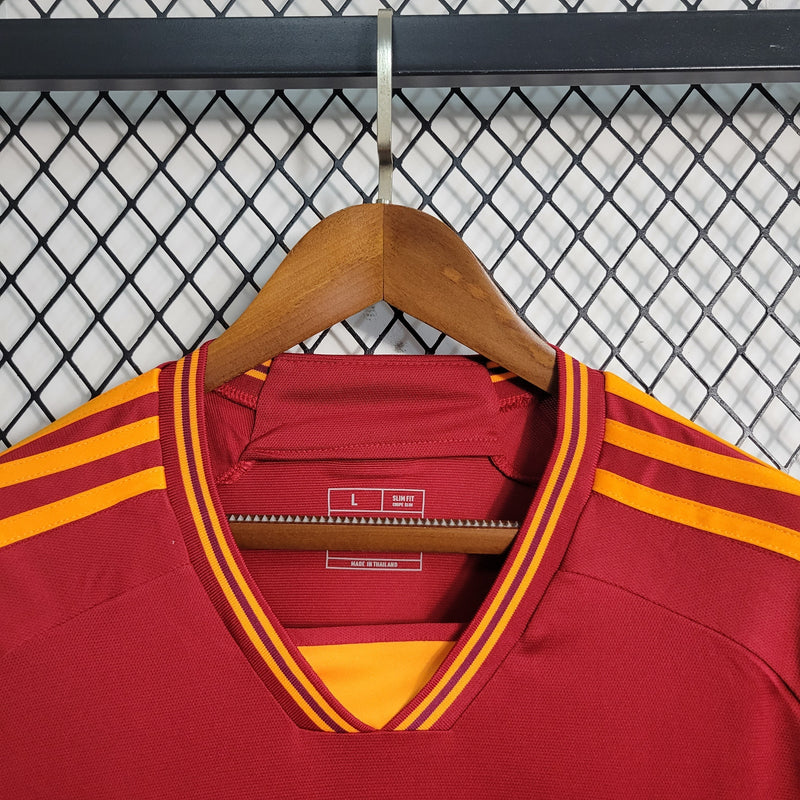 Camisa Roma Home 23/24 - Adidas Torcedor Masculina - Lançamento