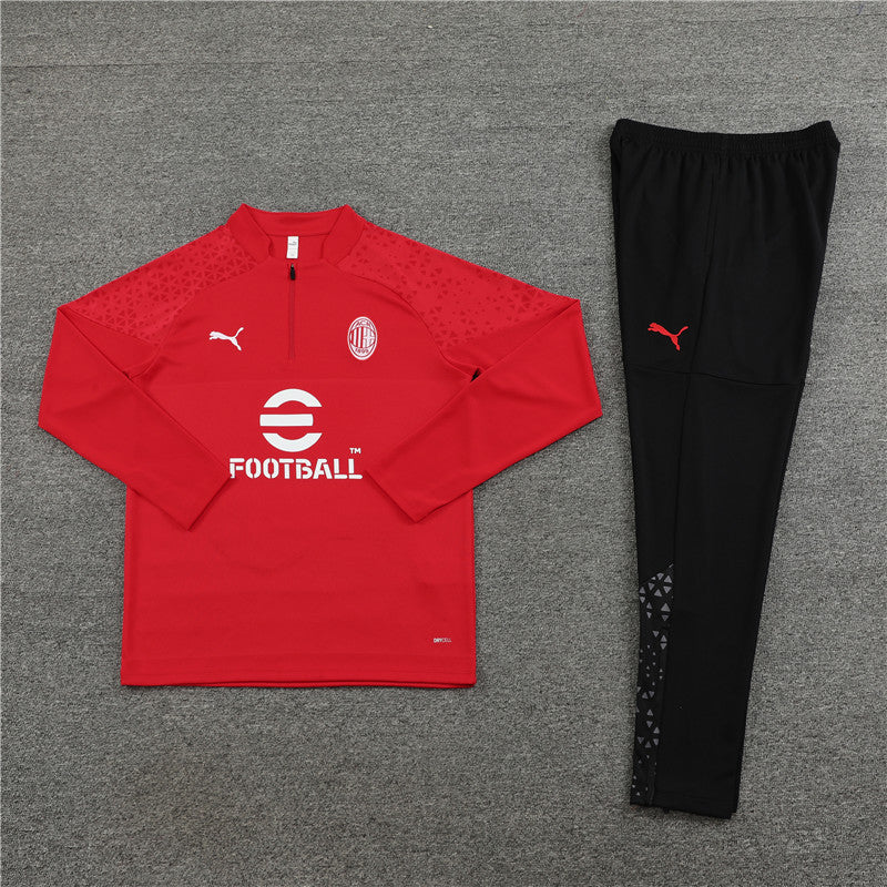 Conjunto Treino Milan 23/24 - Puma Vermelha