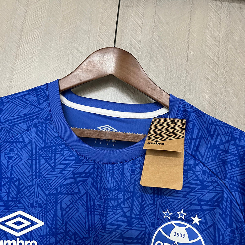 Camisa Grêmio Treino Azul-Escuro 24/25 - Umbro Torcedor Masculina