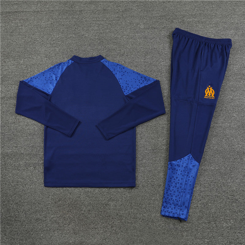 Conjunto Treino Olympique de Marseille 23/24 - Puma Azul