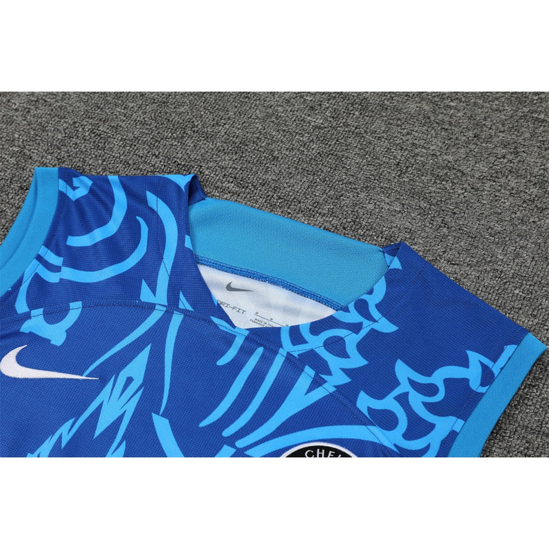 Kit Treino Chelsea Azul 23/24 - Nike Masculina