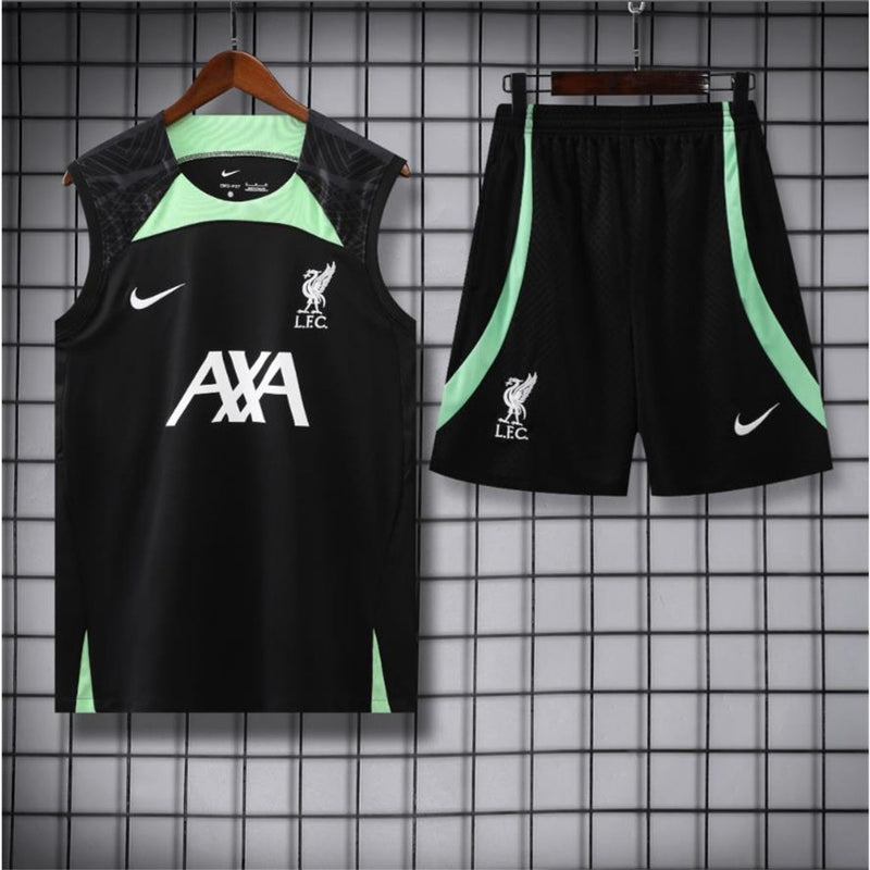 Kit Treino Liverpool Preto 23/24 - Nike Masculina