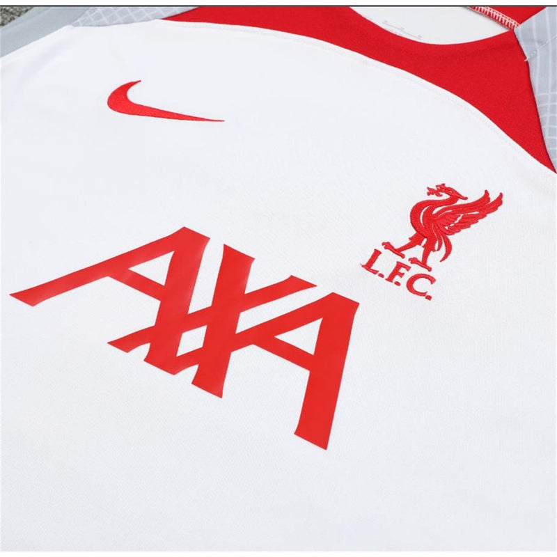 Kit Treino Liverpool Branca 23/24 - Nike Masculina