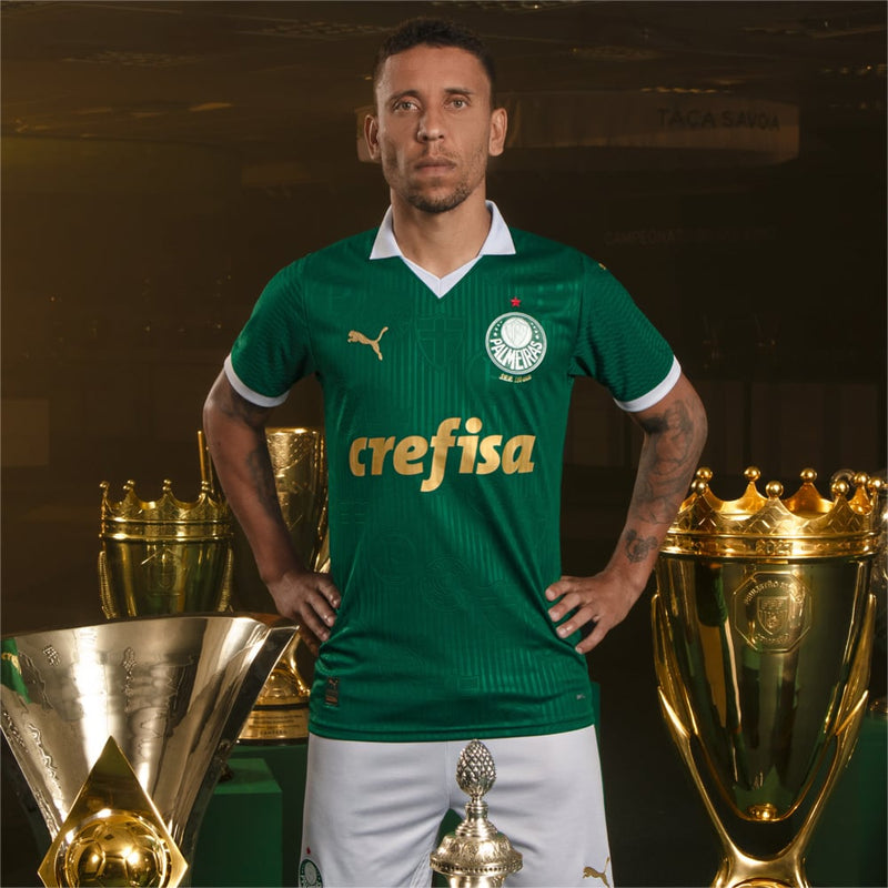 Camisa Palmeiras I Puma Torcedor 2024/25 Masculino Verde